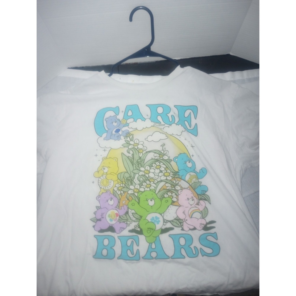 Care‎ Bears Graphic T Shirt White Multi XL(46-48) Unisex Cotton